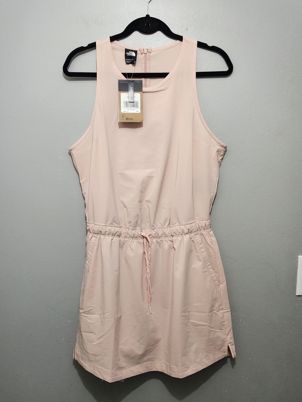 The North Face Women's Athletic Pale Pink Mini Dress Size M New